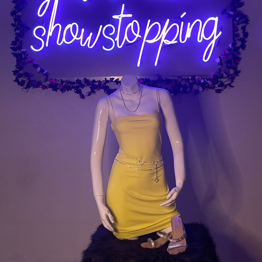 Yellow dress